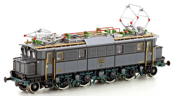 Kato HobbyTrain Lemke H2890S - German Electric Locomotive BR E17 of the DRG, Gray - Sound